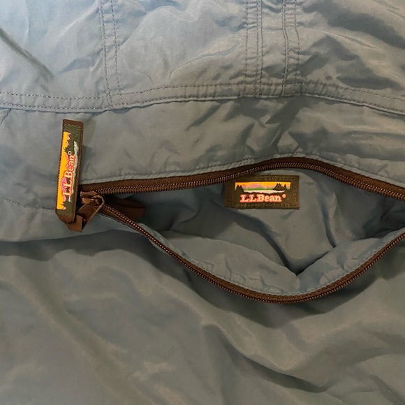 Vintage LL Bean Pullover Anorak Windbreaker Jacket Men's Size Large Teal XL - Picture 3 of 5